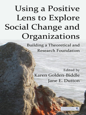 cover image of Using a Positive Lens to Explore Social Change and Organizations